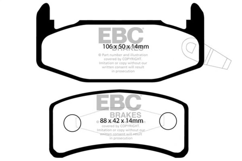 Load image into Gallery viewer, Ebc DP4978R EBC Yellowstuff Brake Pad Sets
