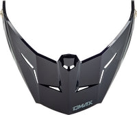 G-Max Gmax Md-74 Visor W/Screws - Spectre Gray/Neon Green - OSFM
