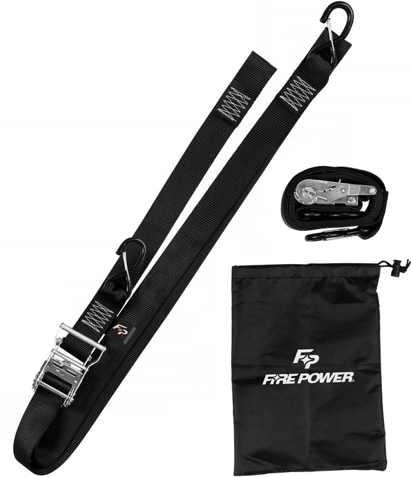 Fire Power A4 2in. Ratchet Tie-Downs with Soft-Tie