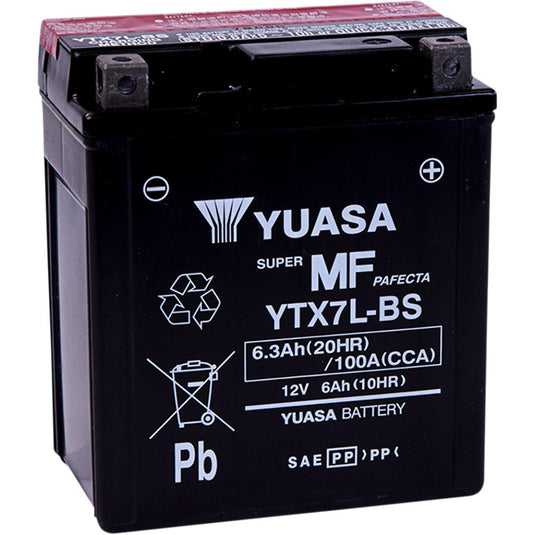 Yuasa YUAM327BS Maintenance Free Battery - YTX7L-BS
