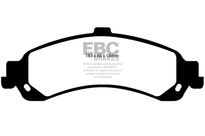 Ebc DP41635R EBC Yellowstuff Brake Pad Sets