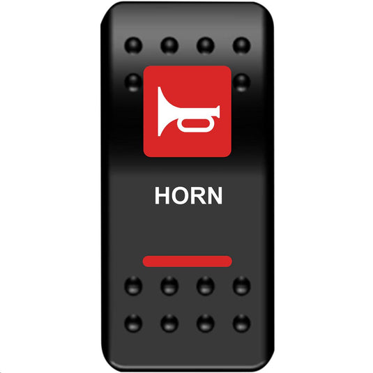 Moose Utility HRN-PWR-R Horn Rocker Switch - Red