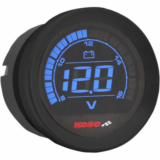Koso North America BA050310 2in. Volt Meter Gauge - Black