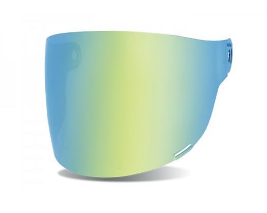 Bell Helmets Flat Shield for Bullitt Helmets - Gold Iridium/Brown Tab