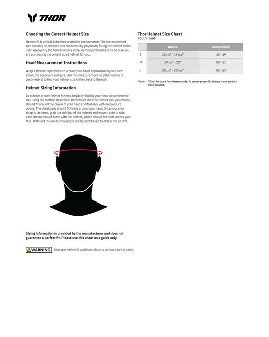 Thor Fleet Forge Youth Helmet