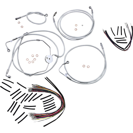 Magnum 387021 Sterling Chromite II Handlebar Installation Kit for 12-14in. Ape