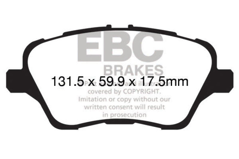 Load image into Gallery viewer, Ebc DP22149 EBC Greenstuff Brake Pad Sets
