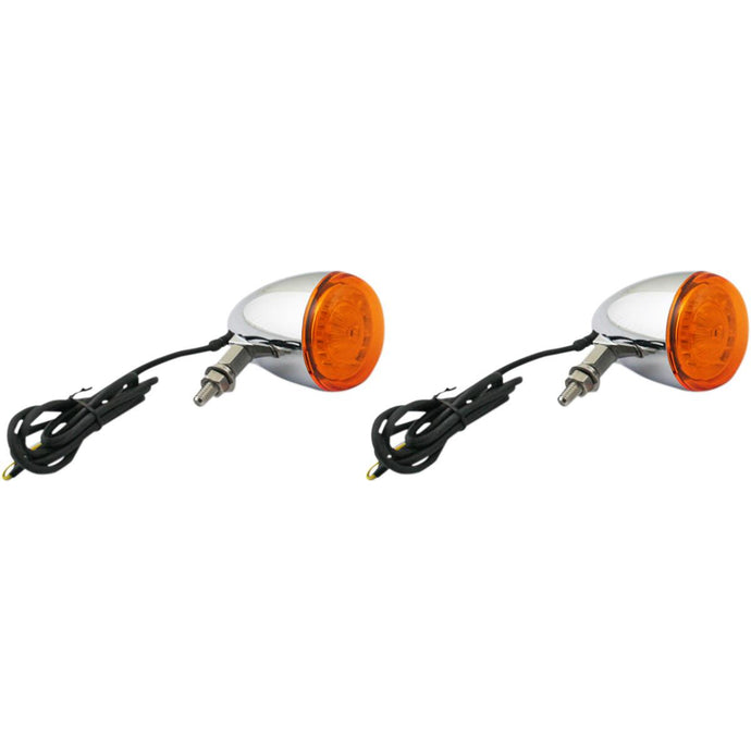 Custom Dynamics PB-UNV-TS-A-C Probeam Universal Front/Rear Led Turn Signal - Chrome