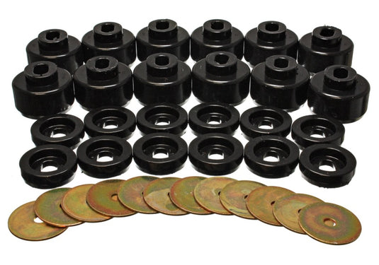 Energy Suspension 3.4156G ES Body Mounts - Black