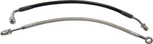 Goodridge HD82133-1CCH Stainless Steel Braided Hydraulic Clutch Line Kits - Stock Length - Clear Coat