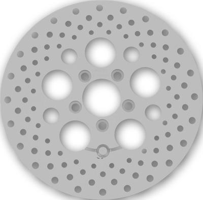 Harddrive 11-072 Touring Rear Brake Rotor - 11.8in. - Stainless