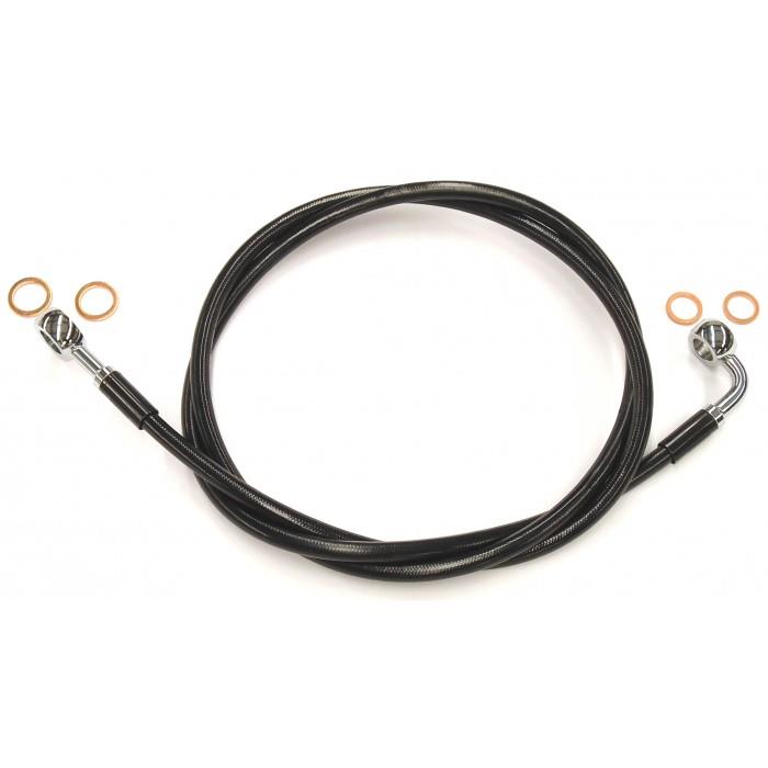 Magnum SBC0604-48 Black Coated XR Stainless Front Brakeline Kit - 48in. Total Length