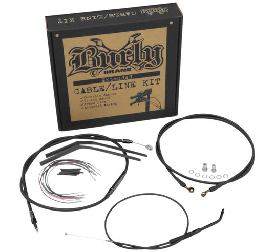 Burly Brand B30-1307 Extended Cable and Brake Line Kit for Rebel