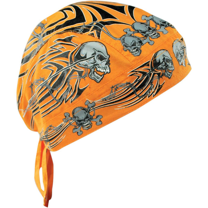 Tribal Skull Orange