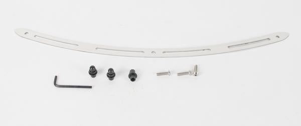Memphis Shades MEM0923 Fairing Trim - Polished Stainless Steel - Slotted Slim-Style
