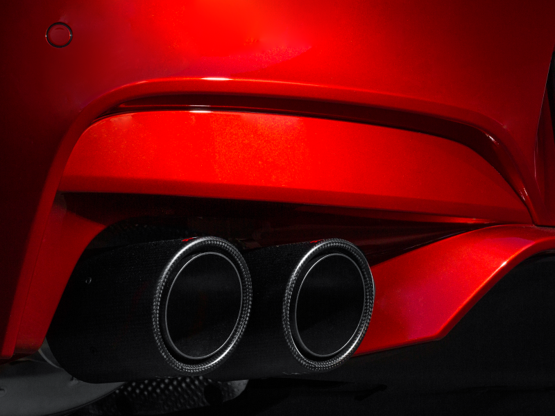 Load image into Gallery viewer, Akrapovic TP-CT/10 AKR Tail Pipe Set - Carbon
