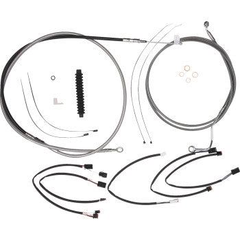 Magnum 5891021 XR Stainless Dot Handlebar Installation Kit - 12in-14in. - Chrome Fittings