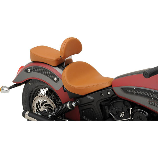 Drag Specialties 0822-0316 Backrest Pad - Smooth - Brown
