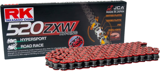 Excel RR520ZXW-120 RR520ZXW Drive Chain - 120 Links - Red