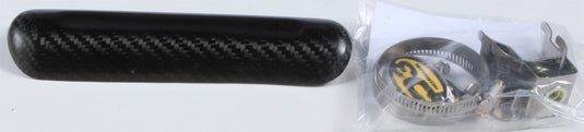 P3 200007 Header Heat Shield - Carbon Fiber - 7in. Universal
