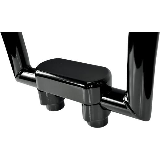 La Choppers LA-7442-01B Solid Handlebar Riser/Top Clamp Kits - 1-1/2in. Tall - Black