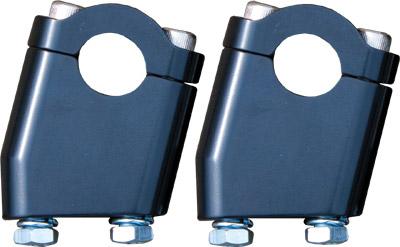 Spi-Sport Part SM-08252-1 30 deg. Handlebar Risers - Black - 3in.