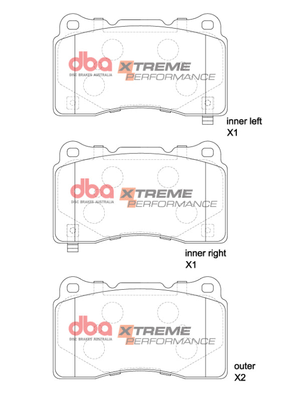 Load image into Gallery viewer, Dba DB1695XP DBA XP Performance Brake Pads
