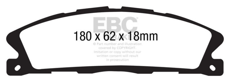 Load image into Gallery viewer, Ebc DP41886R EBC Yellowstuff Brake Pad Sets
