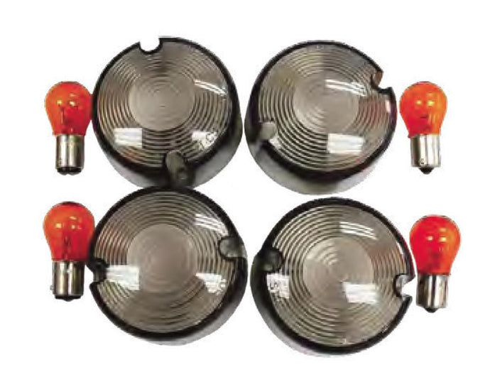 Harddrive 161032 Smoked Turn Signal Lens Kit - Domed