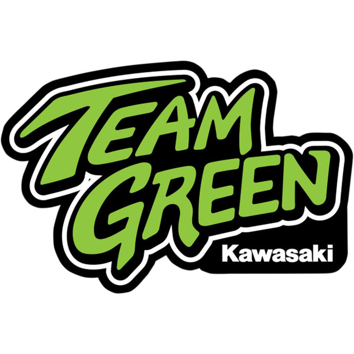 Dcor 40-20-201 Kawasaki Team Green OEM Decal - 12in.