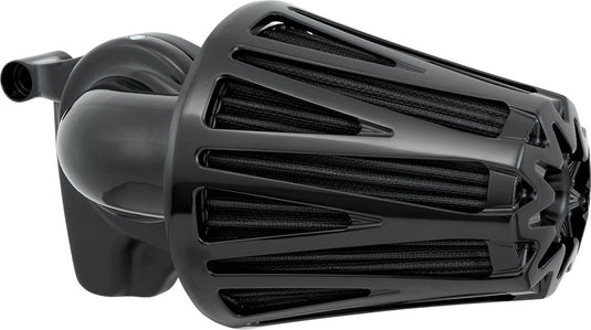 Arlen Ness 600-085 Monster Sucker Air Cleaner Kit with Cover - CrossFire/Black