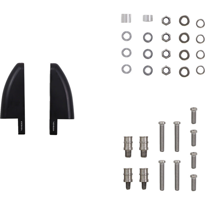 Highsider 304-030 CNC Fairing Mirror Adapters