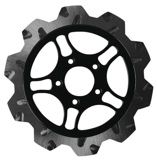 Lyndall Racing Brakes 2003-1022 Crown Cut Triang Racing Rotor - 11.8in. - Chrome