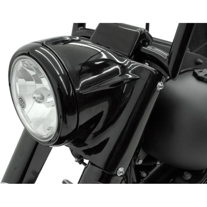Drag Specialties 2001-1482 7in. Headlight Nacelle Kit - Black