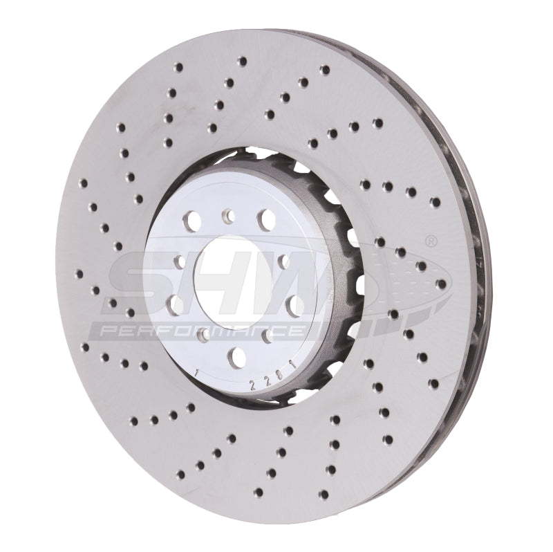 Load image into Gallery viewer, Shw Performance BFL48501 SHW Drilled Lightweight Rotors
