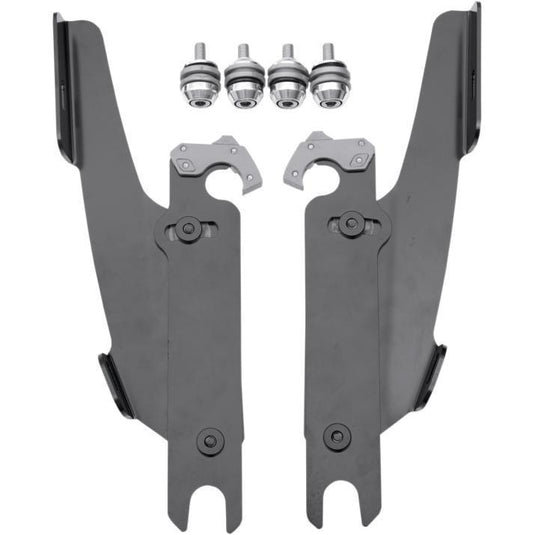 Memphis Shades MEB1985 Trigger-Lock Mount Kit for Sportshield Windshields - Black