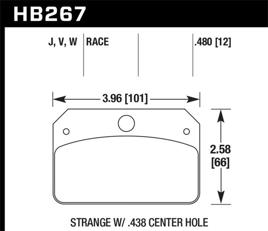Hawk Performance HB267J.480 HAWK DR-97 Brake Pad Sets