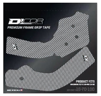 Dcor 16-50-107 Frame Grip Guard Decals - Gray
