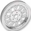 Belt Drives Ltd RPMS-65 Polished 1 1/2in. Rear Belt Pulley - Mesh - 65T