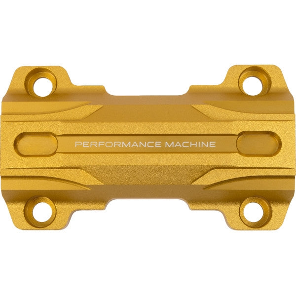 Performance Machine 0208-2196-SMG Adapter for Gauge Relocation Kit - Gold Ops