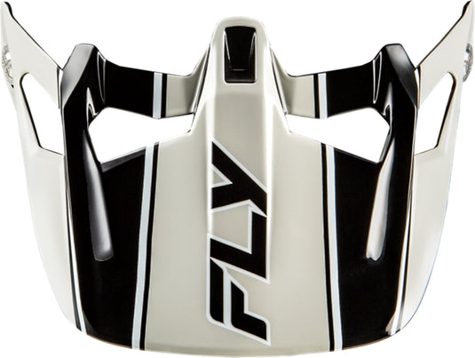 Fly Racing Visor for Werx-R Flow Carbon Helmets - Black/Grey