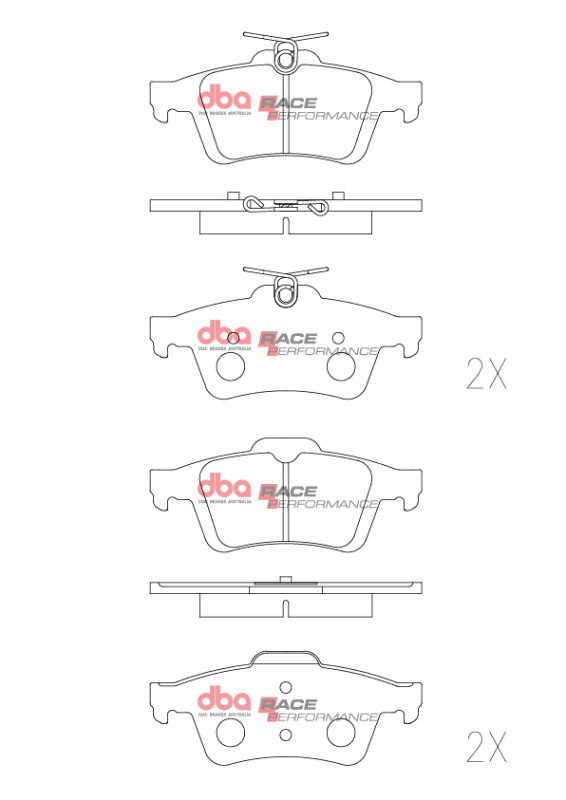 Load image into Gallery viewer, Dba DB1763RP DBA RP Performance Brake Pads
