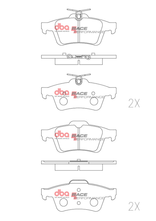 Dba DB1763RP DBA RP Performance Brake Pads