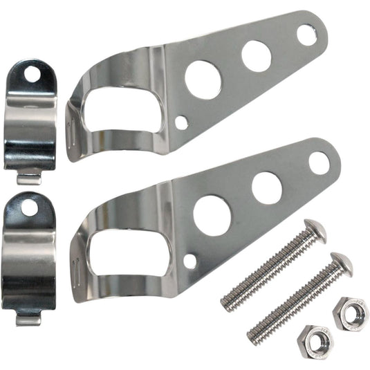 Emgo 66-35801 Stainless Steel Headlamp Mounts