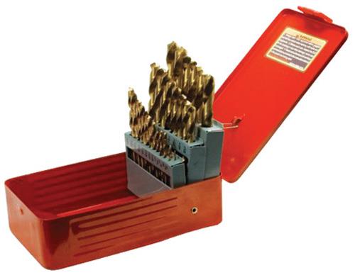 Performance Tools W9017 29 Piece Drill Bit Set with Steel Case