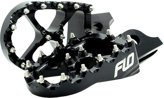 Flo Motorsports FPEG-795-4BLK Pro Series Footpegs - Black