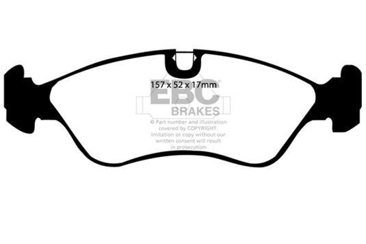 Ebc DP4760R EBC Yellowstuff Brake Pad Sets