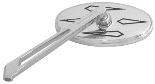 Emgo 20-26324 Oval Buffalo Mirror - Left