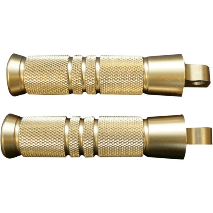Accutronix RP111-KG5 Male-Mount Footpegs - Knurled/Grooved