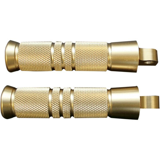 Accutronix RP111-KG5 Male-Mount Footpegs - Knurled/Grooved